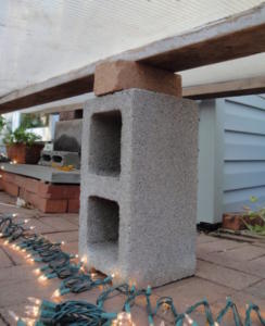 cold frame interior, miniature lights