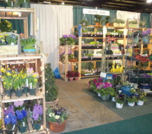 Wellspring Gardens' booth at garden show