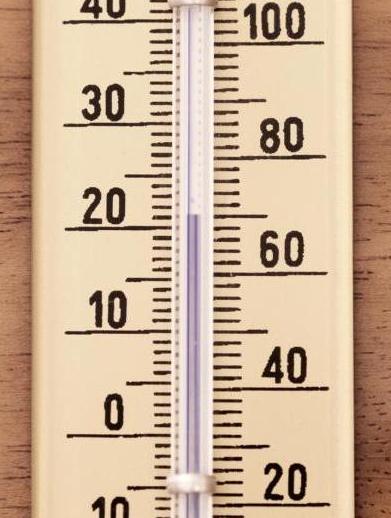 thermometer, C and F