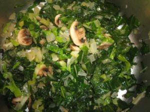 collards greens cooking