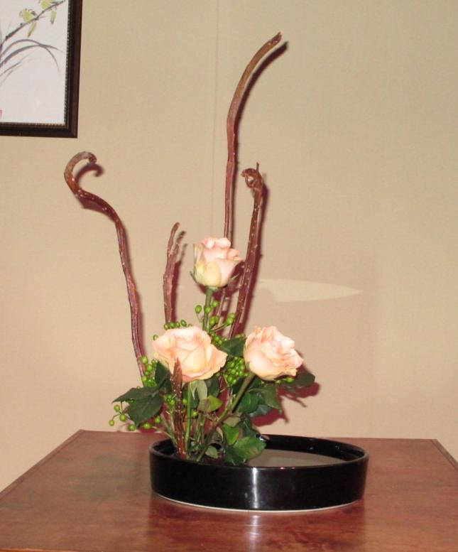 ikebana at garden show
