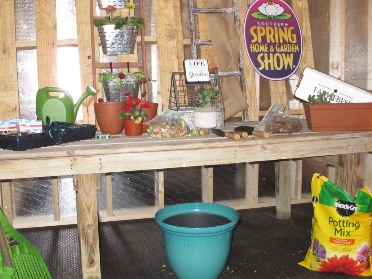 shed at garden show