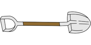 garden shovel