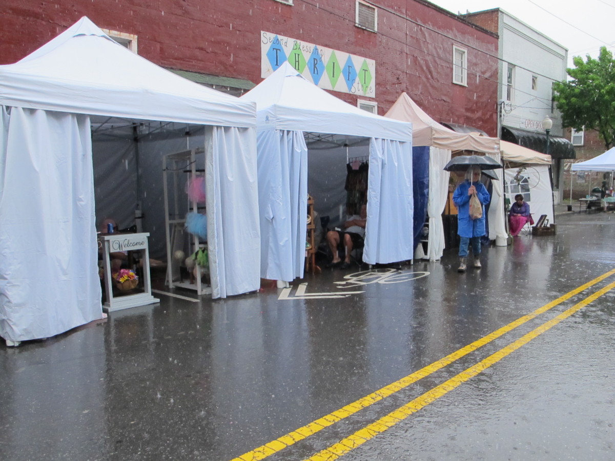 rain at the garden show