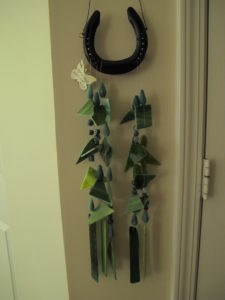 green wind chimes