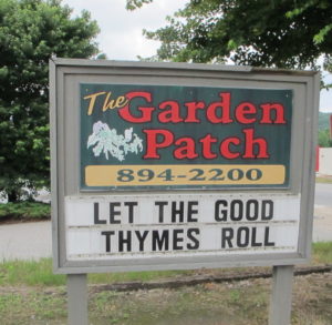 The Garden Patch sign, Columbus NC