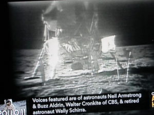 Apollo 11 video from the moon