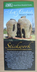 brochure, Patrick Dougherty stickwork at Daniel Stowe Botanical Garden