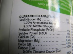 ammoniacal, nitrate nitrogen