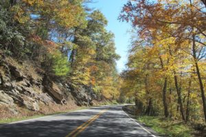 driving the Blue Ridge Parkway