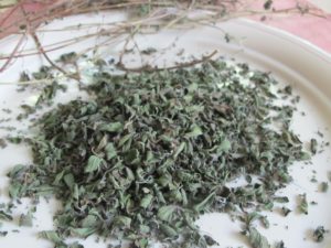 dried oregano from herb gardens